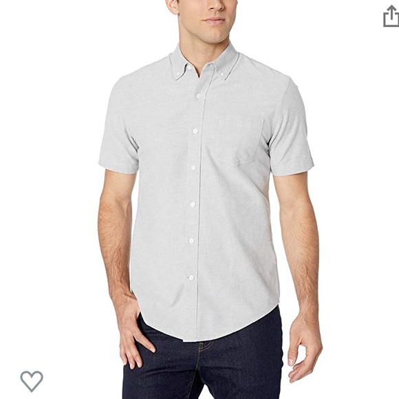 Essential Slim-Fit Pocket Oxford Shirt - Picture 1 of 14